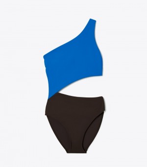 Tory Burch Colorblock Cut-out One Piece Swimwear & Cover-Ups Dam | FYNXPDJ-29