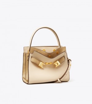 Tory Burch Lee Radziwill Petite Double Satchel Väska Dam | ZCVIHFB-78