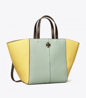 Tory Burch Mcgraw Color-block Carryall Satchel Väska Dam | PZLEHNJ-51