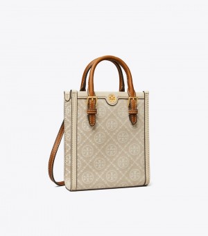 Tory Burch Mini T Monogram Toteväska Dam | KOIVRLA-09