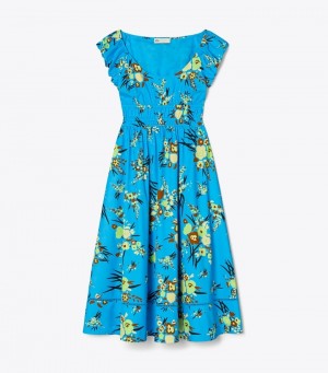 Tory Burch Printed Scoop-neck Swimwear & Cover-Ups Dam | SYHZNUI-98