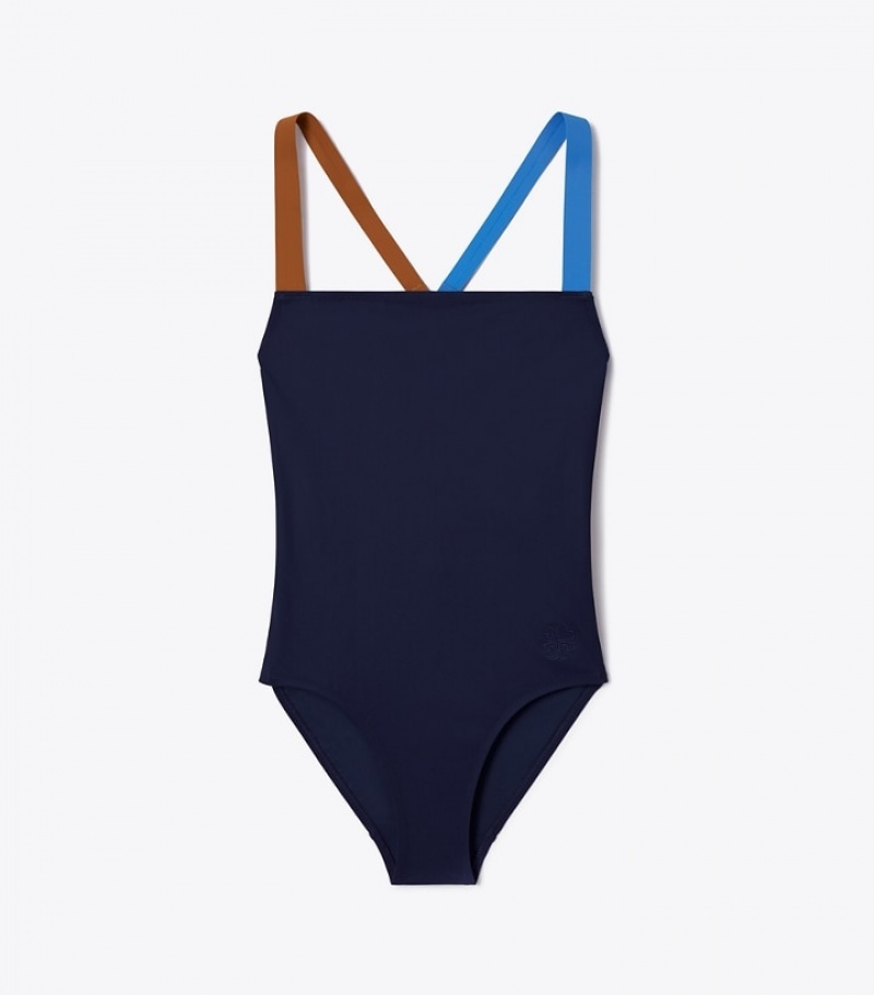 Tory Burch Colorblock Tank Swimwear & Cover-Ups Dam | CWPDIUO-49