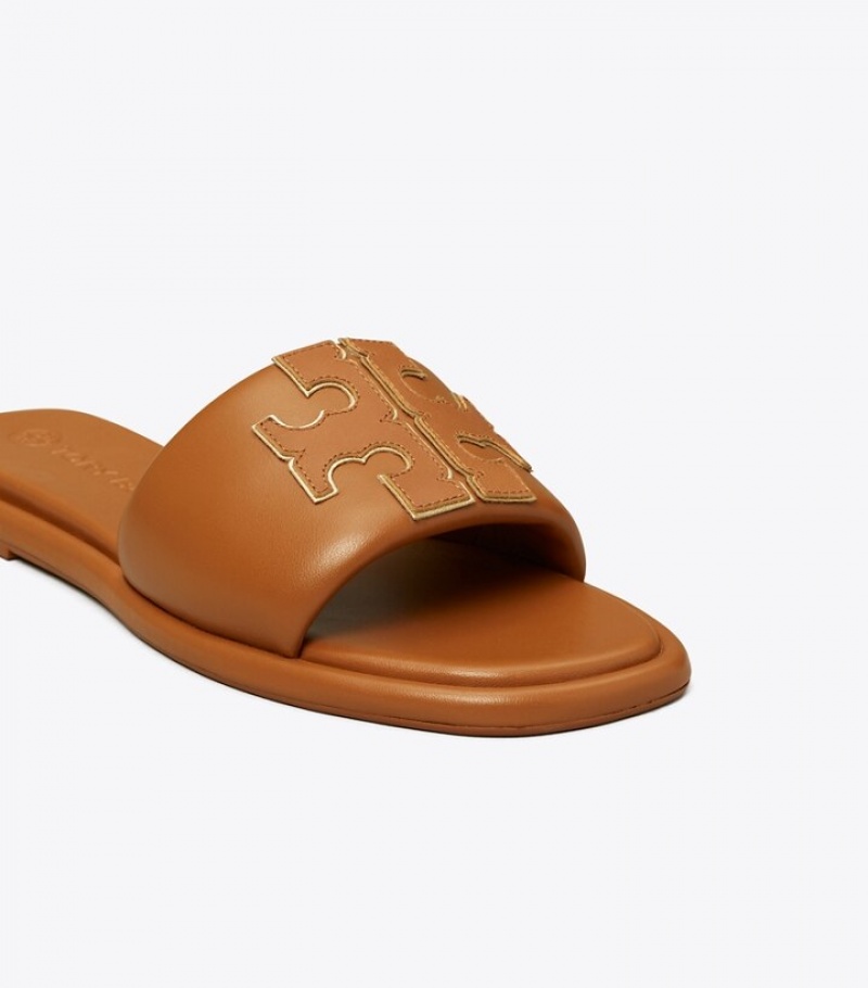 Tory Burch Double T Sport Slide Dam | RQLBVXT-27