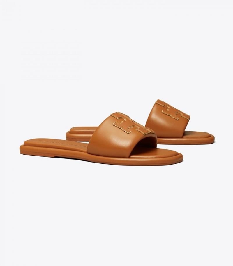 Tory Burch Double T Sport Slide Dam | RQLBVXT-27