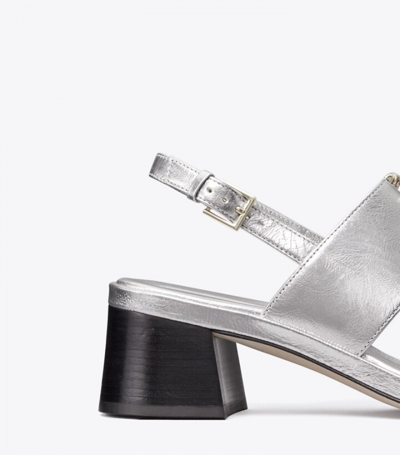 Tory Burch Eleanor Heel Sandaler Dam | HTRBQPJ-17