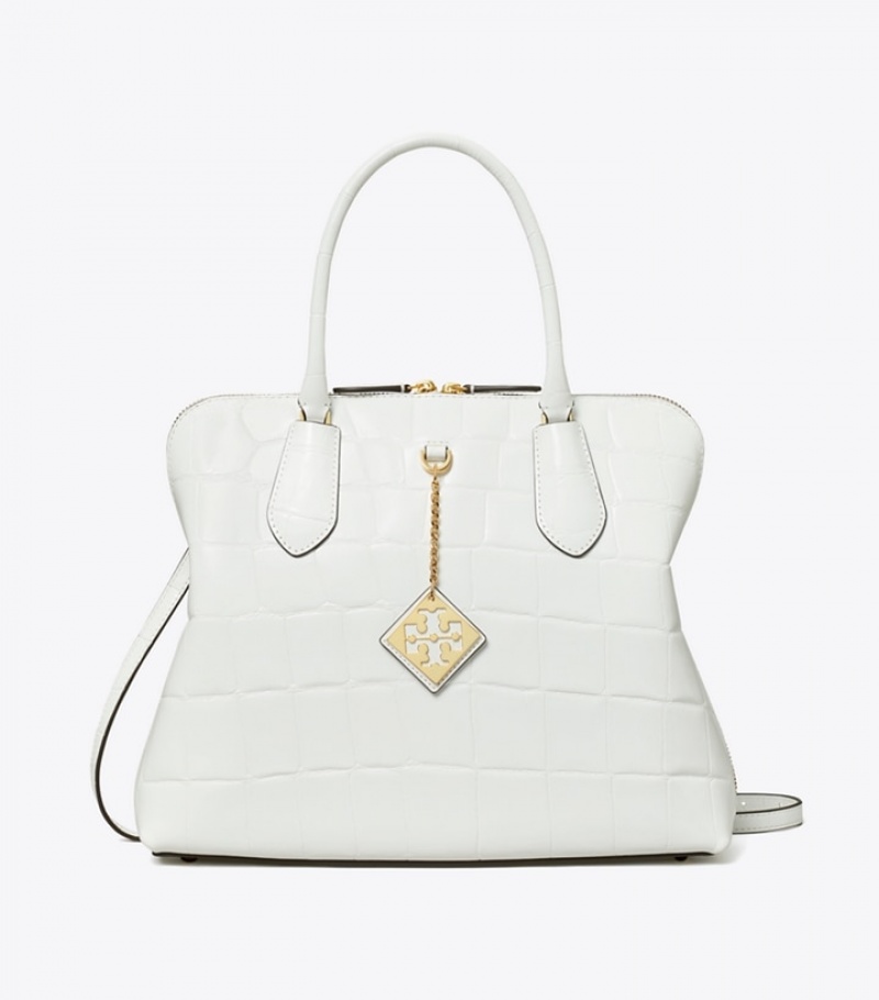 Tory Burch Embossed Swing Satchel Väska Dam | UXERHYD-92