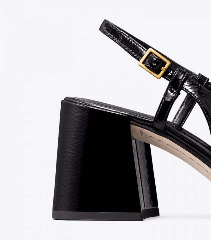 Tory Burch Georgia Bombé Slingback Höga Klackar Dam | KNTYDJB-74