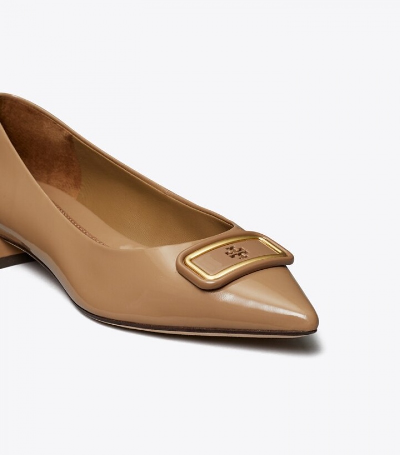 Tory Burch Georgia Pointed Tå Ballets & Flats Dam | ILTCZMW-48