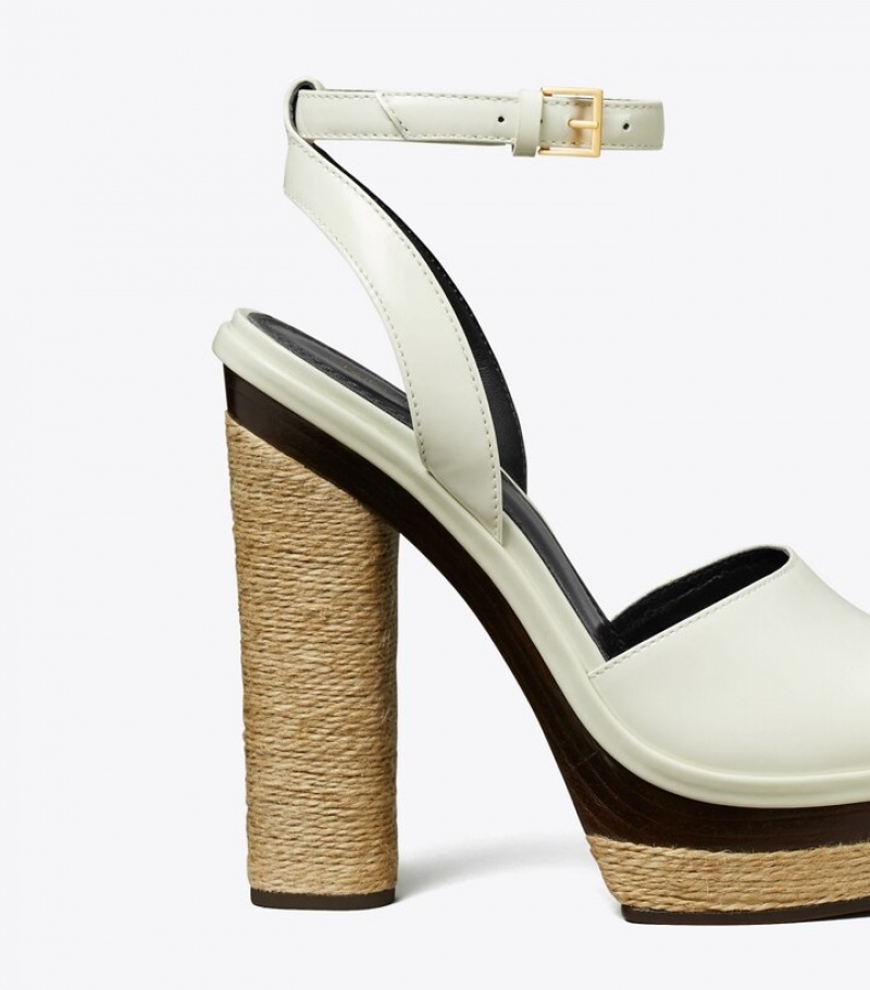 Tory Burch Jute Platform Sandal Höga Klackar Dam | SZYLRBI-54