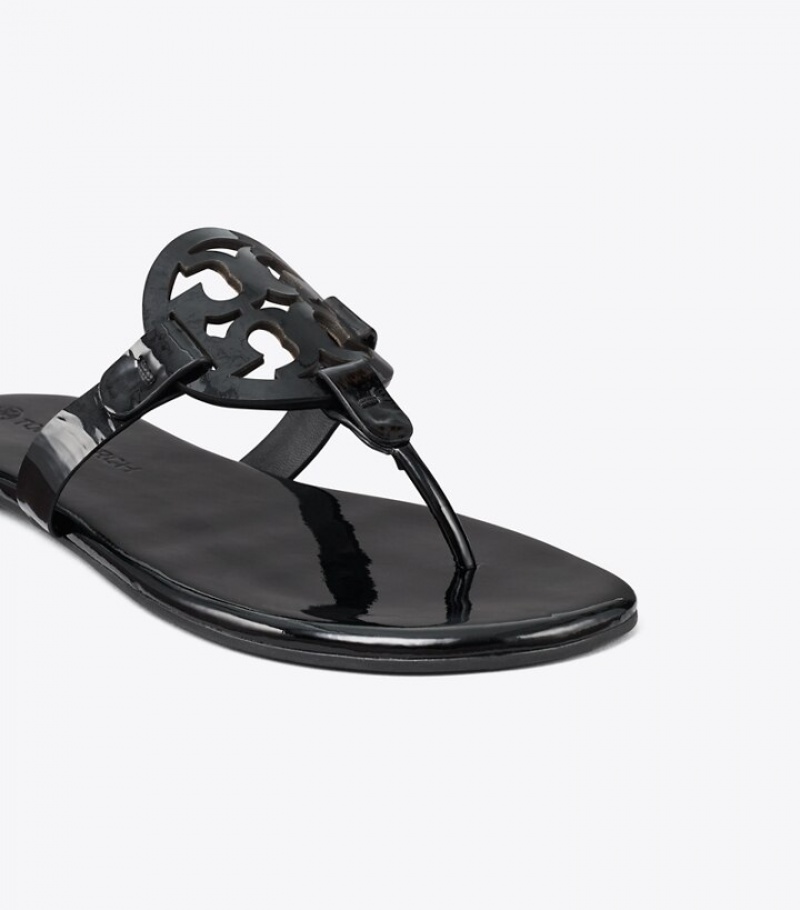 Tory Burch Miller Soft Lack Läder Sandaler Dam | XLQNSZB-81