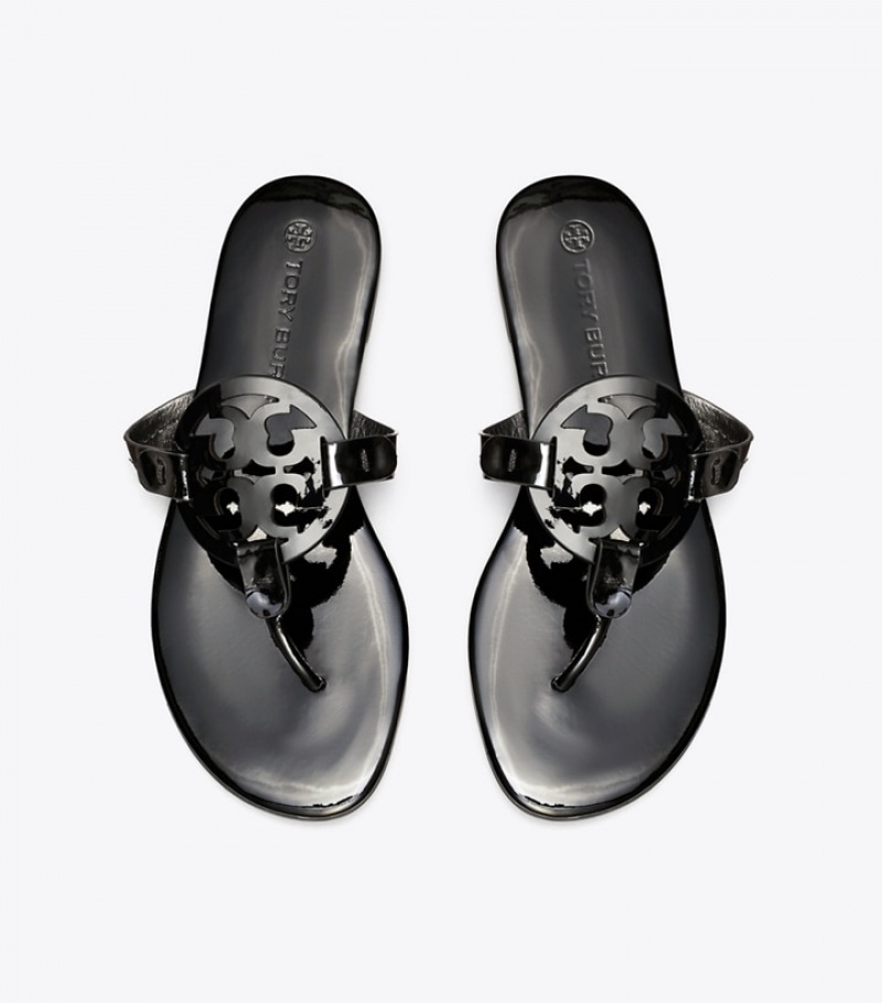 Tory Burch Miller Soft Lack Läder Sandaler Dam | XLQNSZB-81