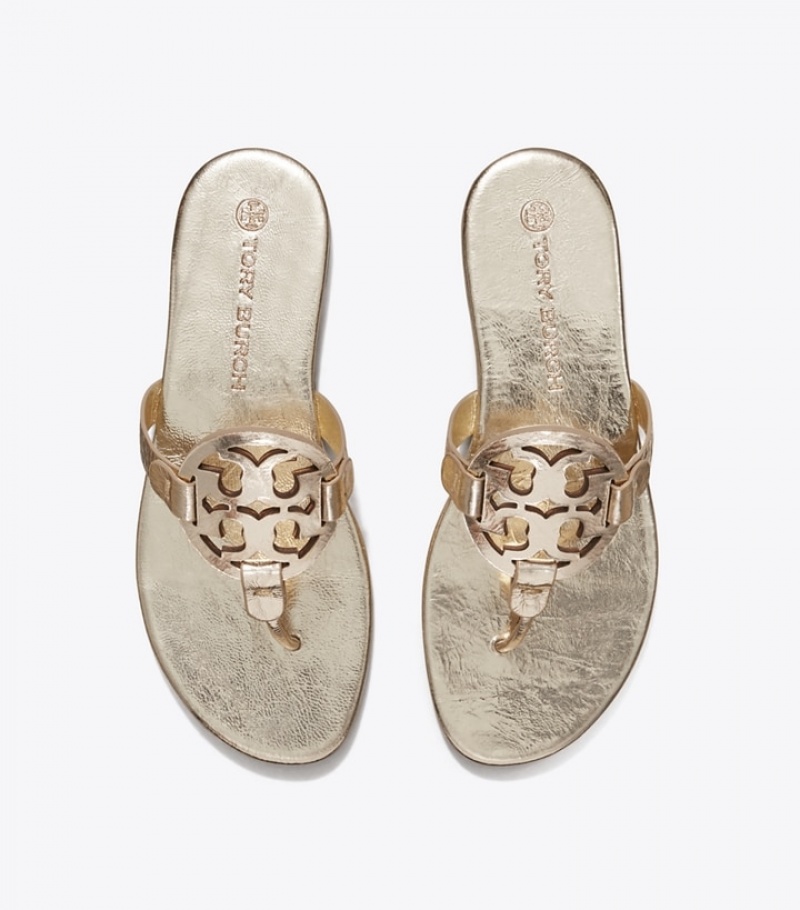 Tory Burch Miller Soft Metallic Sandaler Dam | XMYSRKO-01