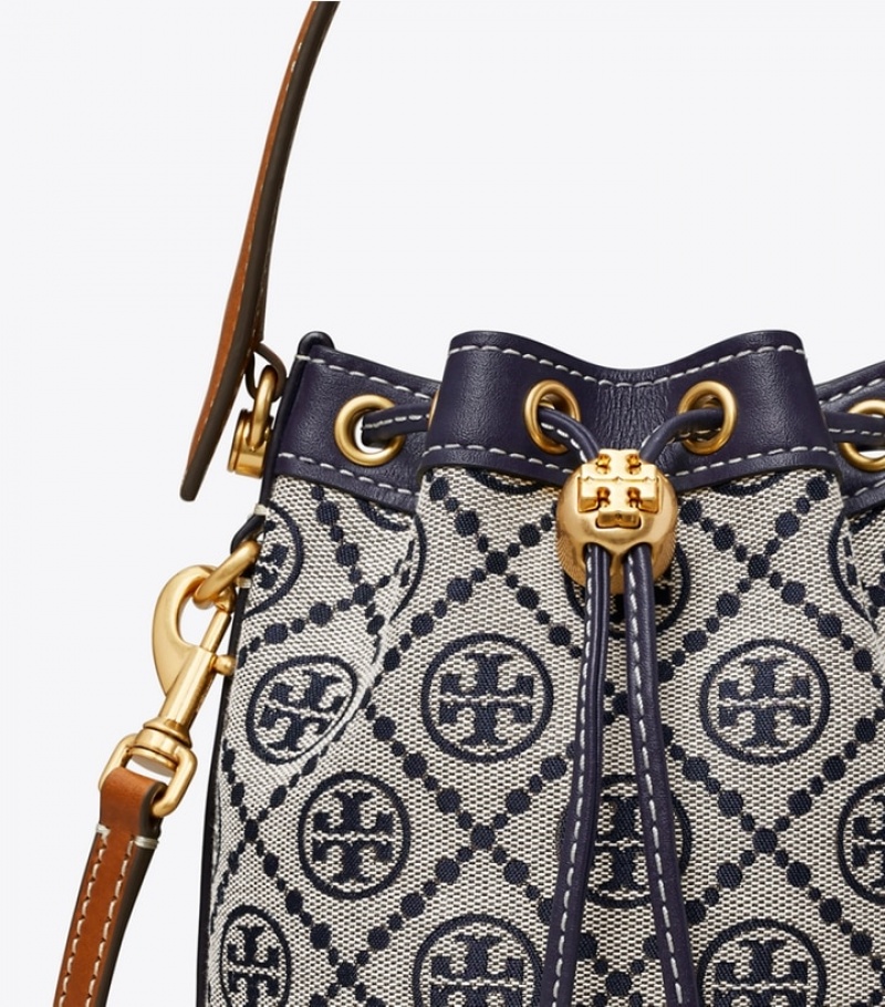 Tory Burch Mini T Monogram Bucket Bag Dam | TNSCARX-96