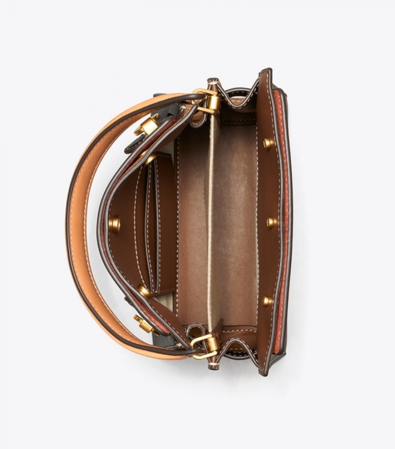 Tory Burch Petite Lee Radziwill Double Satchel Väska Dam | ITAQJYO-16