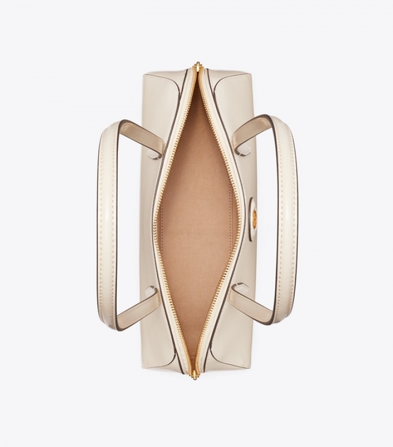 Tory Burch Robinson Spazzolato Kilklack Satchel Väska Dam | BNFECKD-30