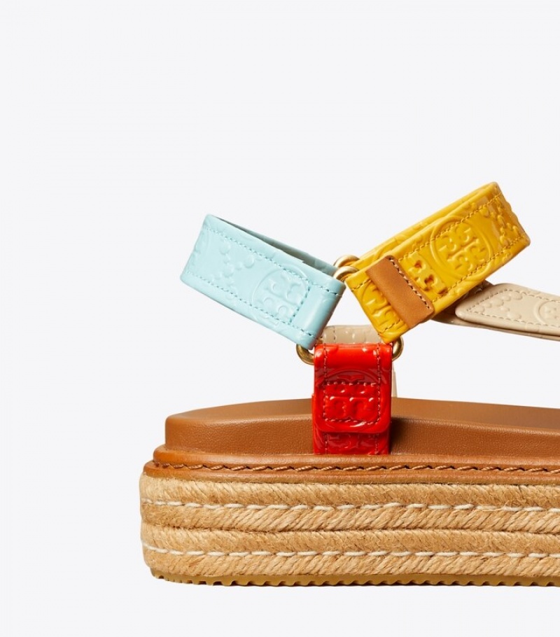 Tory Burch T Monogram Rope Sport Sandal Espadriller Dam | WJVHGPN-23