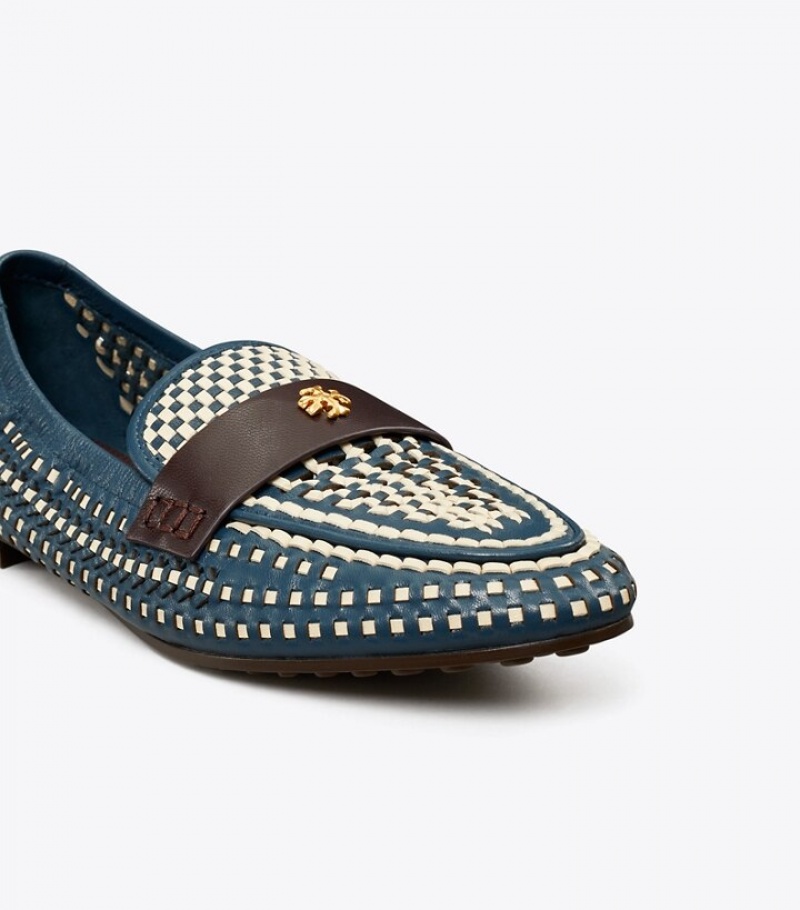Tory Burch Woven Ballet Mules & Loafers Dam | BOINTXD-39